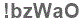 The text to enter in the texbox below is: !bzWaO
