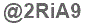 The text to enter in the texbox below is: @2RiA9
