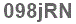 The text to enter in the texbox below is: 098jRN