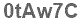 The text to enter in the texbox below is: 0tAw7C