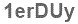 The text to enter in the texbox below is: 1erDUy