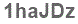 The text to enter in the texbox below is: 1haJDz