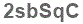 The text to enter in the texbox below is: 2sbSqC