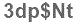 The text to enter in the texbox below is: 3dp$Nt