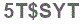 The text to enter in the texbox below is: 5T$SYT