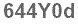 The text to enter in the texbox below is: 644Y0d