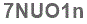 The text to enter in the texbox below is: 7NUO1n