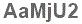 The text to enter in the texbox below is: AaMjU2