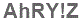 The text to enter in the texbox below is: AhRY!Z