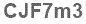 The text to enter in the texbox below is: CJF7m3