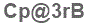 The text to enter in the texbox below is: Cp@3rB