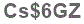 The text to enter in the texbox below is: Cs$6GZ
