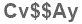 The text to enter in the texbox below is: Cv$$Ay