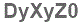 The text to enter in the texbox below is: DyXyZ0
