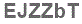 The text to enter in the texbox below is: EJZZbT
