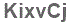 The text to enter in the texbox below is: KixvCj