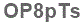 The text to enter in the texbox below is: OP8pTs