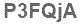 The text to enter in the texbox below is: P3FQjA