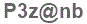 The text to enter in the texbox below is: P3z@nb
