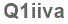 The text to enter in the texbox below is: Q1iiva