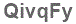 The text to enter in the texbox below is: QivqFy