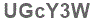 The text to enter in the texbox below is: UGcY3W