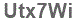 The text to enter in the texbox below is: Utx7Wi