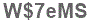 The text to enter in the texbox below is: W$7eMS