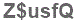 The text to enter in the texbox below is: Z$usfQ