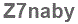 The text to enter in the texbox below is: Z7naby