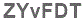 The text to enter in the texbox below is: ZYvFDT