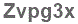 The text to enter in the texbox below is: Zvpg3x