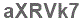 The text to enter in the texbox below is: aXRVk7