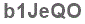 The text to enter in the texbox below is: b1JeQO
