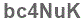 The text to enter in the texbox below is: bc4NuK
