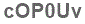 The text to enter in the texbox below is: cOP0Uv