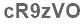 The text to enter in the texbox below is: cR9zVO