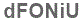 The text to enter in the texbox below is: dFONiU