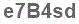 The text to enter in the texbox below is: e7B4sd