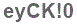 The text to enter in the texbox below is: eyCK!0