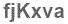 The text to enter in the texbox below is: fjKxva