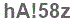 The text to enter in the texbox below is: hA!58z
