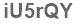 The text to enter in the texbox below is: iU5rQY