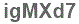 The text to enter in the texbox below is: igMXd7