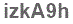 The text to enter in the texbox below is: izkA9h