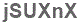 The text to enter in the texbox below is: jSUXnX