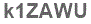 The text to enter in the texbox below is: k1ZAWU