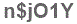 The text to enter in the texbox below is: n$jO1Y