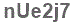 The text to enter in the texbox below is: nUe2j7