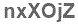The text to enter in the texbox below is: nxXOjZ